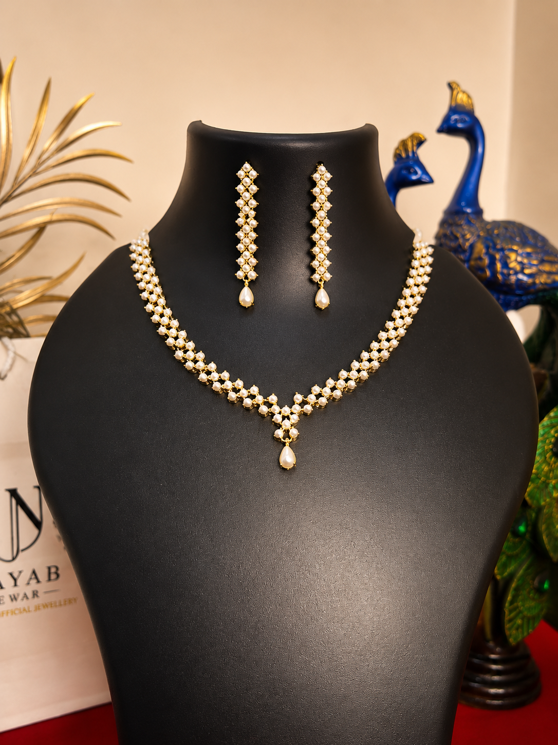 Royal Pearl Charm Set